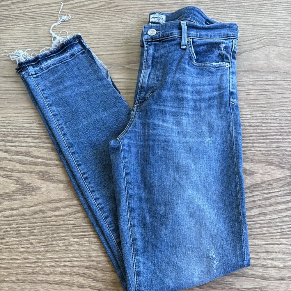Citizens of Humanity Rocket Crop High Rise Skinny Jeans Size 30